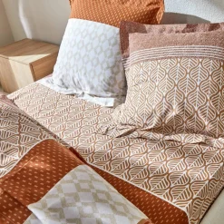 Linge de lit Tommy imprimé géométrique - coton