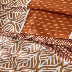 Linge de lit Tommy imprimé géométrique - coton