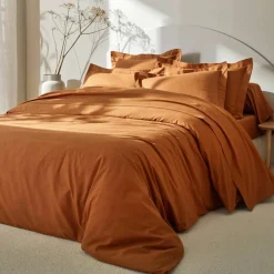 Linge de lit uni coton