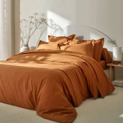 Linge de lit uni coton