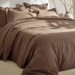 Linge de lit uni coton