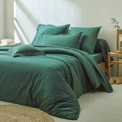 Linge de lit uni coton