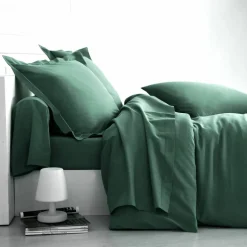 Linge de lit uni coton