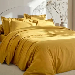 Linge de lit uni coton