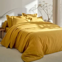 Linge de lit uni coton