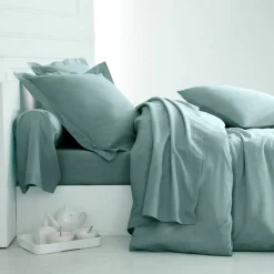 Linge de lit uni coton