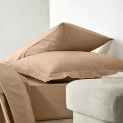 Linge de lit uni coton