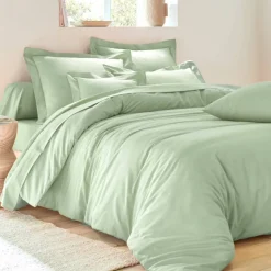 Linge de lit uni coton