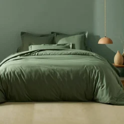 Linge de lit uni coton