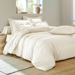 Linge de lit uni coton