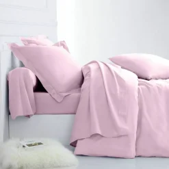 Linge de lit uni coton