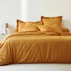 Linge de lit uni coton