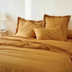 Linge de lit uni coton