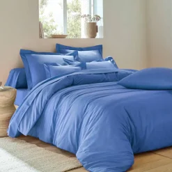 Linge de lit uni coton