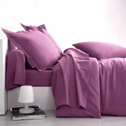 Linge de lit uni coton