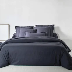 Linge de lit uni coton
