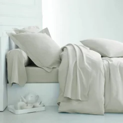 Linge de lit uni coton