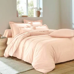 Linge de lit uni coton