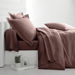 Linge de lit uni coton