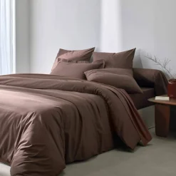 Linge de lit uni coton