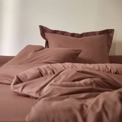 Linge de lit uni coton