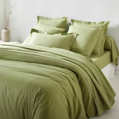 Linge de lit uni coton