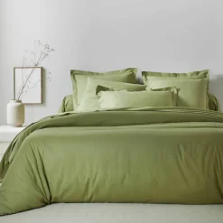Linge de lit uni coton