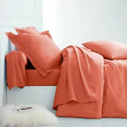 Linge de lit uni coton