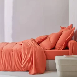 Linge de lit uni coton