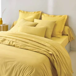 Linge de lit uni coton