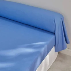 Linge de lit uni coton lavé
