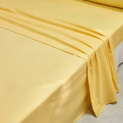 Linge de lit uni coton lavé