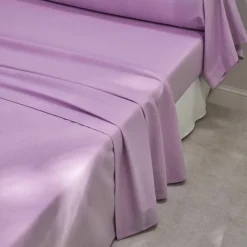 Linge de lit uni coton lavé