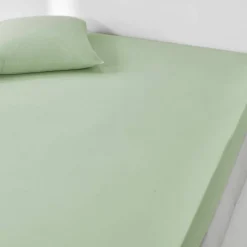 Linge de lit uni en bambou et en lin**