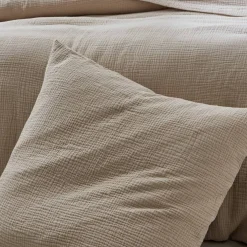 Linge de lit uni en triple gaze de coton