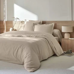 Linge de lit uni - percale de coton 72 fils/cm²