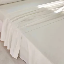 Linge de lit uni - percale de coton 72 fils/cm²