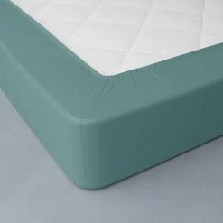 Linge de lit uni - percale de coton 72 fils/cm²
