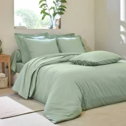 Linge de lit uni - percale de coton 72 fils/cm²