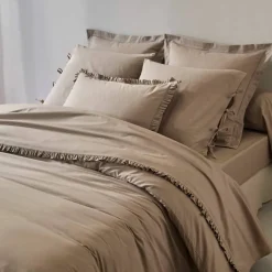 Linge de lit uni - percale de coton 72 fils/cm²