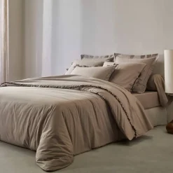 Linge de lit uni - percale de coton 72 fils/cm²