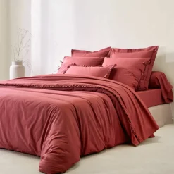 Linge de lit uni - percale de coton 72 fils/cm²