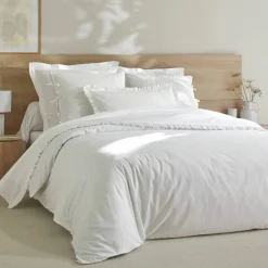 Linge de lit uni - percale de coton 72 fils/cm²