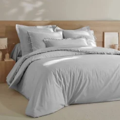 Linge de lit uni - percale de coton 72 fils/cm²