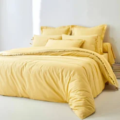 Linge de lit uni - percale de coton 72 fils/cm²