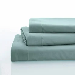 Linge de lit uni polyester-coton Colombine