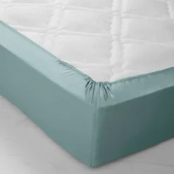 Linge de lit uni polyester-coton Colombine