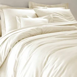 Linge de lit uni polyester-coton Colombine