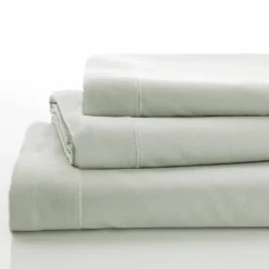 Linge de lit uni polyester-coton Colombine
