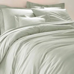 Linge de lit uni polyester-coton Colombine